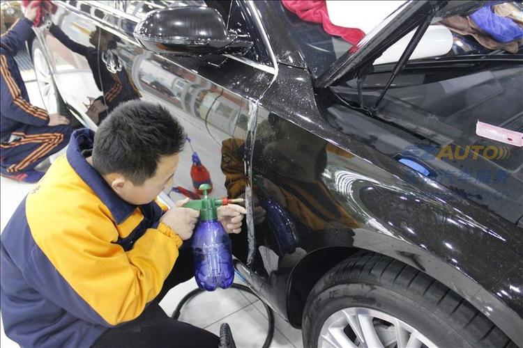 石家庄奥迪A8L装贴TOTOCCA隐形车衣 以透明铠甲，守护旗舰之光